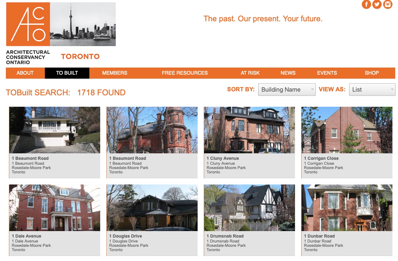 The first few of hundreds of properties in Rosedale